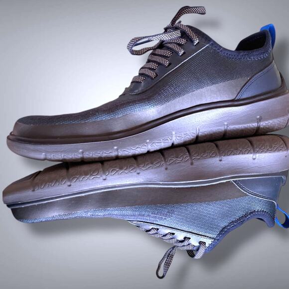 Men's High Tech COLE HAAN Generation Zerogrand Stitchlite WR Navy Hiking Shoes - Picture 7 of 14